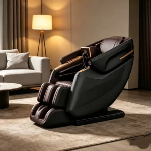Adjustable Shoulder Clamping Airbag Single Layer Hand Calf Foot Care Plantar Roller Bluetooth Hot Compress 4D Massage Chair
