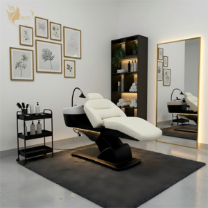 Adjustable Water Circulation Shampoo Bed for Professional Salon Hair Washing Experience