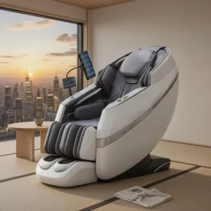 Advanced 3D Foldable Dual Core Massage Chair Full Body Zero Gravity SL Track Heat Therapy Airbag Foot Calf Recliner Home