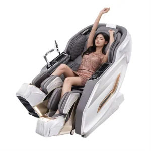 Advanced 4D Zero Gravity Full Body Massage Chair Heating Bluetooth Intelligent Voice Control for Home Office Relaxation Pain