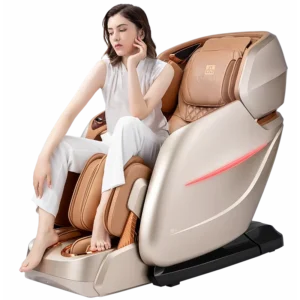 Affordable 4D Smart Massage Chair long SL Track Graphene Heating Bluetooth Music Home Gift
