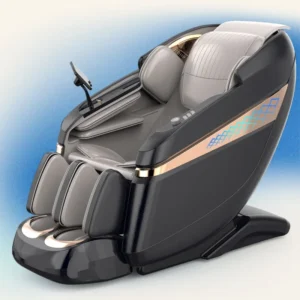 Ai Massage Chair Deep Tissue Shiatsu Waist Stretch Bluetooth Speaker LCD Display
