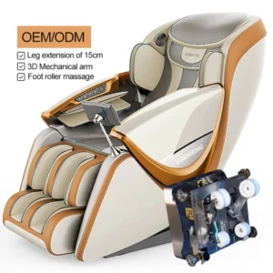 Ai Voice Music Electric SL Massage Chair 3D Zero Gravity Luxury High Tech Stretch Technical Shiatsu Massage Sofa Chair