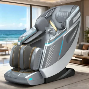 Air Pressure Dual Core Electric Full Body Massage Chair Robotic Rollers with Heat and Airbags