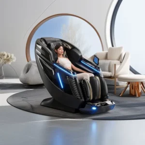 Air Pump Massaging Foot SPA Full Body Electric Dual Core Massage Chair