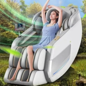 Airbag Circulation Massage Chair Comfortable Fine Leather Massage Chair for Alleviate Body Stiffness