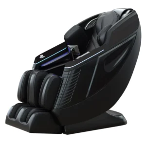 Automatic Sl Track Electric 3D Thai Shiatsu Stretching Heating Zero Gravity Full Body Massager Smart Luxury Portable PU Leather