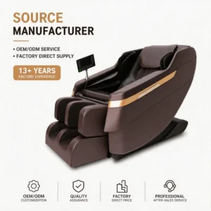 B02 China Luxury Zero Gravity Electric 3D 4D 8D SL Track Salon Massage Chair Bed Full Body