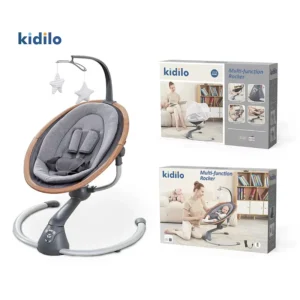 Baby Rocking Chair Electric Coaxing Recliner Plastic Artifact for Lying Sleeping Soothing Baby Cradle