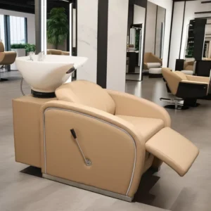 Beauty Hairdressing Furniture Washing Salon Bowl and Massage Chair for Barber Shop