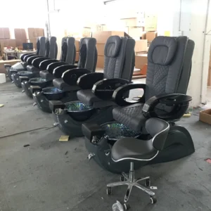 Beauty Nail Salon Chairs Luxury Pedicure Spa Chair with Back Massage for Girls