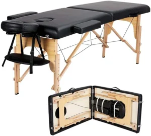 Beauty SPA Salon Therapy Eye Lash Bed Two Section Folding Massage Table