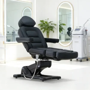 Beauty Salon Electric Beauty Bed Rotatable Facial Chair 4 Motors Massage Table