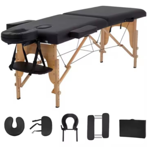 Beauty Wooden Massage Bed Portable Folding Massage Table Adjustable Frame for Lash