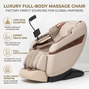Best Seller Economic Luxury Full Body Massage Chair 4D Zero Gravity Shiatsu SL Track Massage Chair OEM Customized