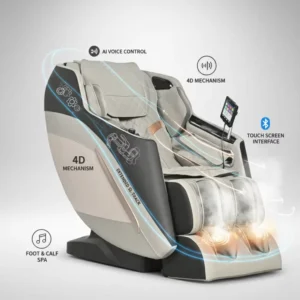 Bestselling Luxury Full-Body Airbag Rolling Massage Chair Smart Zero Gravity Design USB Rechargeable Musical Function Home