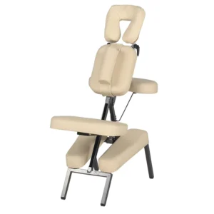 Better Factory Brand Names Massage Chair Portable Foldable Black Aluminum Beauty Salon Massage Chair for Face Support