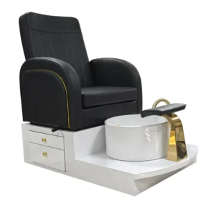 Black SPA Massage Pedicure Chair Reclining Chair for Pedicure and Manicure Modern Pedicure Chair with Magnetic Jet