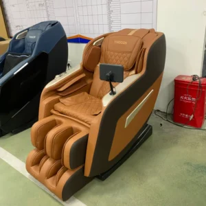 Body Massage Chair Zero Gravity LED Strip Pressure of Blades on Both Sides of Foot and Calf Bluetooth Music