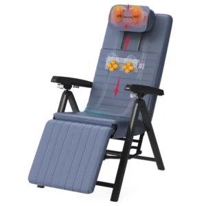 Body Massager Folding Shiatsu Massage Chair With Adjustable Backrest and Back Heating Full OEM Customization Electric Massage