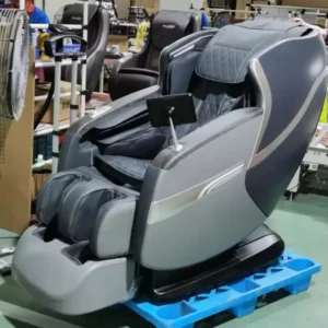 Body Shape Detection 145cm Long Rail 4D Full Body Zero Gravity Luxury Shiatsu Massage Chair