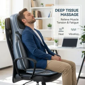 Body and Back Massage Cushion Pedicure Chair Massage Remote Controller Shiatsu Massage Seat