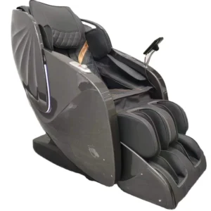 C117 Luxury Full Body Zero Gravity Massage Chair HiFi Bluetooth Music AI Voice Control Smart Body Detection Foldable PU Leather