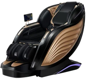 C120 Luxury 4D Portable Foldable Zero Gravity Full Body Massage Chair with Space Capsule Design and SL Rail