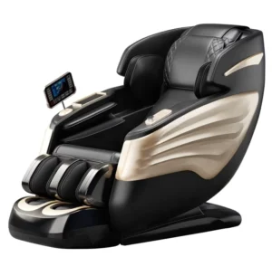 C128 Luxury 4D Zero Gravity Shiatsu Full Body Massage Chair Ai Music Best Quality Latest Touch Screen Control Foldable Portable