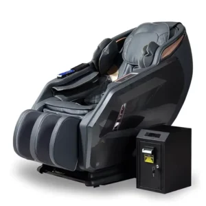 C63 Portable Electric Commercial Full Body 4D Vending Massage Chair With Bluetooth Business Payment System