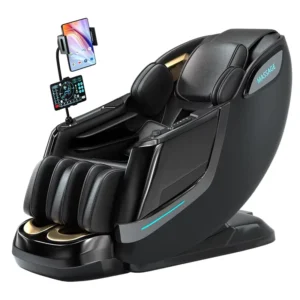 C75 Luxury 4D Full Body SL Track Zero Gravity Portable Foldable Home Massage Chair Smart Recliner Foot Heating Therapy Airbag