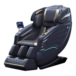 C79 Luxury Shiatsu Infrared 4D Zero Gravity Smart AI Voice Control HiFi Bluetooth Music Portable Massage Chair