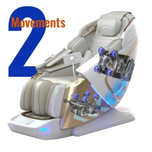 CE 24 Kinds Massage Program 4D Dual Core Thai Stretch Shiatsu SL type Guide Rail Zero Gravity Double Mechanism Massage Chair