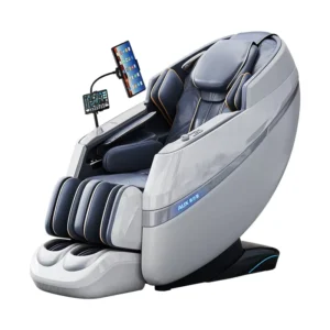 CE Certified Premium Full Body Massage Recliner Extended Rail Zero Gravity Voice Control Smart Body Health Checking Chair