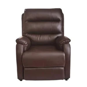 CE Modern Electric Recliner Massage Chair with Dual Motor Power Lift Leather Sofa for Elderly Metal Frame Living Room