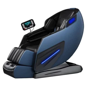 CONRIS HR T100 4D Full Body Zero Gravity Massage Chair with PU Leather Airbags Heating & Music
