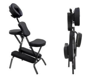 Cambodia Factory’s Lightweight Ergonomic Aluminum Portable Massage Chair Foldable Design for Therapy Use Spa Tattoo Services