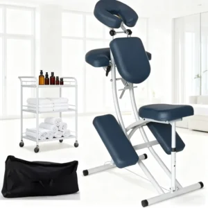 Camilla Para Tatuar Foldable Aluminum Portable Body Massage Chair with Musical Function