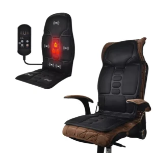 Car Home Massage Cushion Full Back Vibration with 3 Speed Hot Compress Body Application Massage Chair
