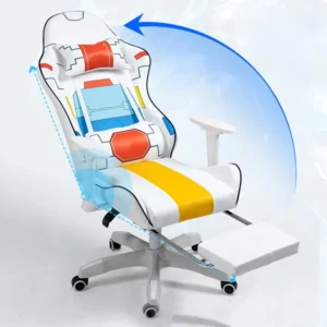 Casual E sports Gaming Chair Player Games Chairs Japanese Anime Edition Leather Racing Chair with Footrest