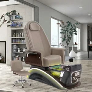 Chair Pedicure Nail Lash Recliner USB Charging Massage SPA New Style Professional Beauty Chair