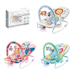 Children’s Plastic Premium Vibration Vibrator Baby Bouncer Music Sleep Rocking Chair