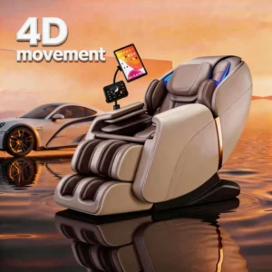China Advance Smart Reclining Massage Chair Voice Control Heated Massaging Full Body Luxury Chairs Dual Core Massage Chair