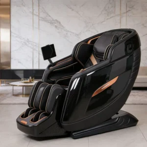 China Advance Smart Reclining Zero Gravity Voice Control Heated Massaging Full Body Luxury Chairs Dual Core Massage Chair