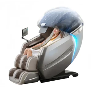 China Luxury 8D Shiatsu Massage Chair with SL Track Zero Gravity Full Body Recliner HIFi Bluetooth Music Home Relax Chair