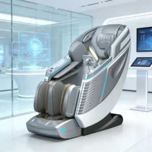 China Luxury Electric Portable Modern Full Body Massager Dual Core SL Track Heated Massage Chair