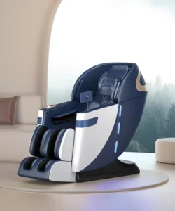 China Luxury Office Massage Chair with Gravity Heating and Massage Design Body and Foot Massager Rolling Function