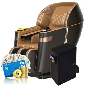 Coin Operated SL Track Commercial Neck Zero Gravity Electric 4D Healthcare Eco Friendly Timing Control ABS+PU Leather Multi