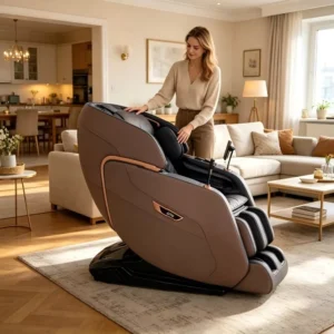 Comfortable Adjustable Sl Track High End Massage Roller Relaxing Chair Shopping Flexible