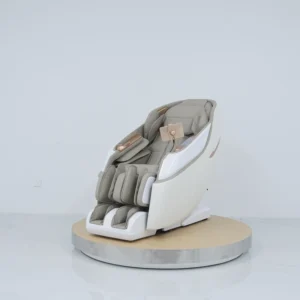 Comfortable Full Body 4D Shiatsu Massage Chair with Heating Function Zero Gravity and Voice Command for Home Office Use